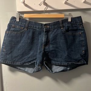Denim shorts